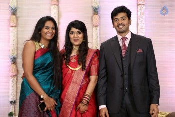 Actor Ashwin and Sonali Wedding Reception - 31 of 42
