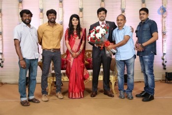 Actor Ashwin and Sonali Wedding Reception - 37 of 42