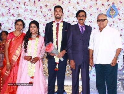 Actor Mano Bala Son Harish-Priya Wedding Reception - 53 of 57