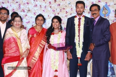 Actor Mano Bala Son Harish-Priya Wedding Reception - 26 of 57