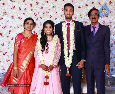 Actor Mano Bala Son Harish-Priya Wedding Reception - 36 of 57