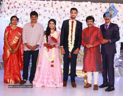 Actor Mano Bala Son Harish-Priya Wedding Reception - 40 of 57