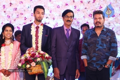 Actor Mano Bala Son Harish-Priya Wedding Reception - 54 of 57