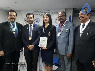 Actor Naresh Got His Excellency Award Form United Nations - 11 of 12