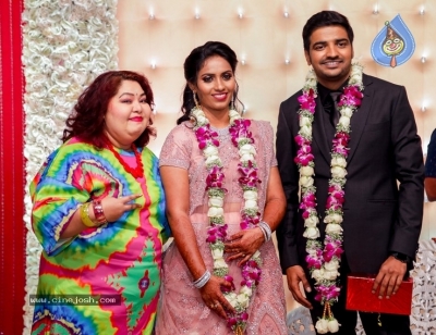 Actor Sathish - Sindhu Wedding Reception Stills - 42 of 105