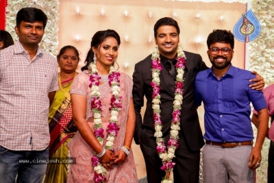 Actor Sathish - Sindhu Wedding Reception Stills - 48 of 105