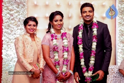 Actor Sathish - Sindhu Wedding Reception Stills - 58 of 105