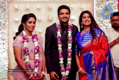 Actor Sathish - Sindhu Wedding Reception Stills - 60 of 105