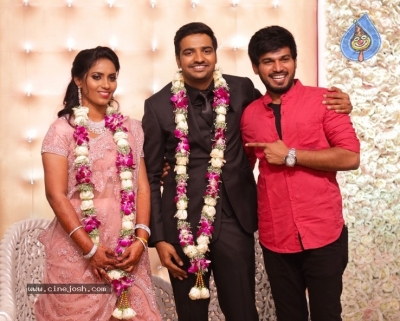 Actor Sathish - Sindhu Wedding Reception Stills - 78 of 105