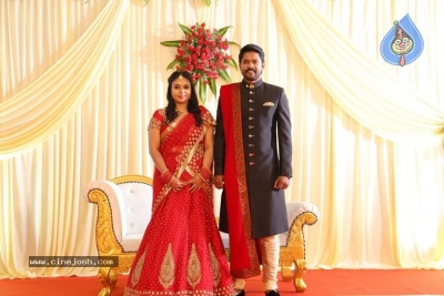 Actor Soundararaja And Tamanna Wedding Reception Stills - 15 of 26