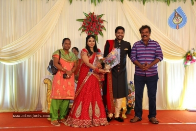 Actor Soundararaja And Tamanna Wedding Reception Stills - 21 of 26