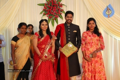 Actor Soundararaja And Tamanna Wedding Reception Stills - 24 of 26