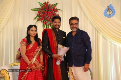 Actor Soundararaja And Tamanna Wedding Reception Stills - 26 of 26