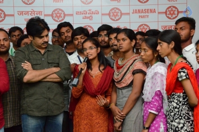 AGRI BSC Students Meets Pawan Kalyan - 6 of 21