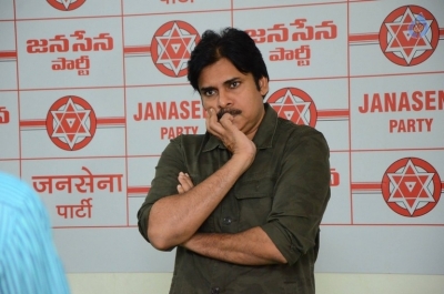 AGRI BSC Students Meets Pawan Kalyan - 12 of 21