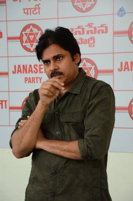 AGRI BSC Students Meets Pawan Kalyan - 16 of 21