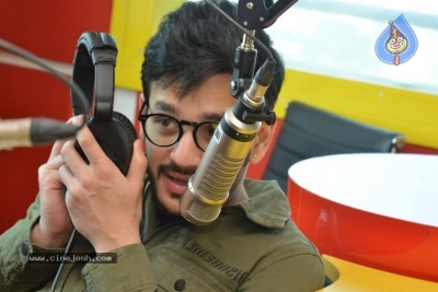 Akhil Akkineni at Radio Mirchi - 5 of 17