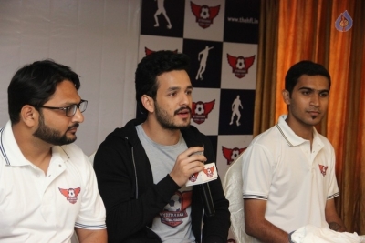 Akhil at Hyderabad Football League - 4 of 18