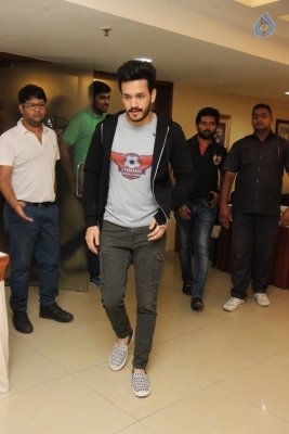 Akhil at Hyderabad Football League - 7 of 18