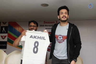 Akhil at Hyderabad Football League - 9 of 18