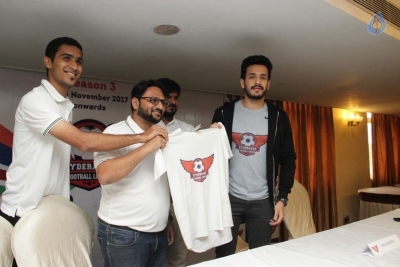 Akhil at Hyderabad Football League - 12 of 18