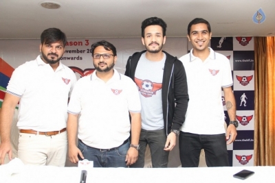 Akhil at Hyderabad Football League - 14 of 18