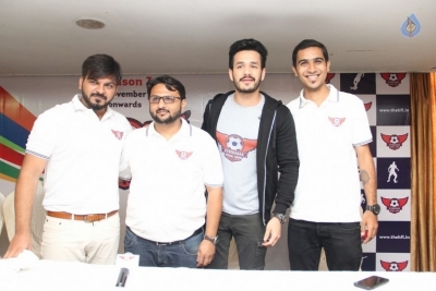 Akhil at Hyderabad Football League - 16 of 18