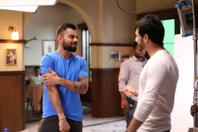 Akhil Meets Virat Kohli In Annapurna Studios - 3 of 6