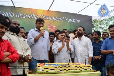 Allu Aravind At Ram Charan Birthday Celebration Photos - 5 of 8