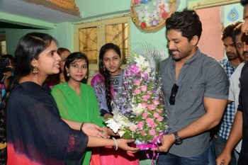 Allu Arjun at Greater Mega Fans President House - 20 of 21