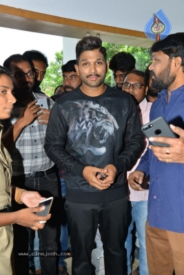 Allu Arjun Birthday Celebrations At Geetha Arts Office - 9 of 15