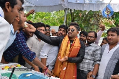 Allu Arjun Birthday Celebrations At Geetha Arts Office - 12 of 15