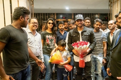 Allu Arjun Family Watching Sye Raa Movie - 2 of 4