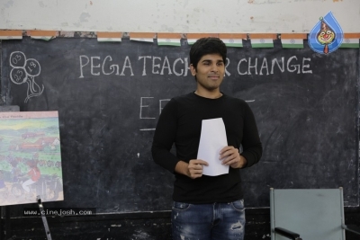 Allu Sirish At Government Primary School - 2 of 21