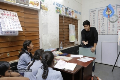 Allu Sirish At Government Primary School - 14 of 21