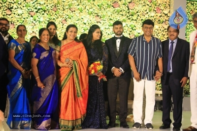 Ananthi And Vinoth Wedding Reception Stills - 14 of 18