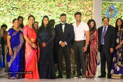 Ananthi And Vinoth Wedding Reception Stills - 17 of 18