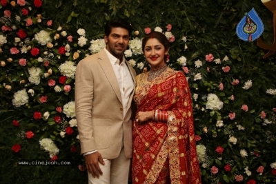 Arya and Sayesha Reception Photos - 11 of 21