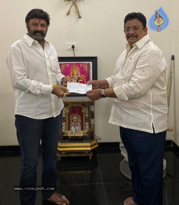 Balakrishna Donation Pics - 1 of 2