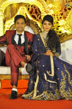 Bhuvan Sagar and Sindhusha Wedding Reception Photos - 64 of 124
