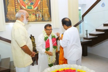 Brahmanandam Felicitates Artist BKS Varma - 6 of 16
