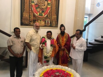 Brahmanandam Felicitates Artist BKS Varma - 16 of 16