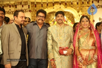 C Kalyan son Teja - Naga Sree Wedding Reception - 33 of 136