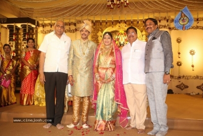 C Kalyan son Teja - Naga Sree Wedding Reception - 60 of 136
