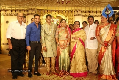 C Kalyan son Teja - Naga Sree Wedding Reception - 63 of 136
