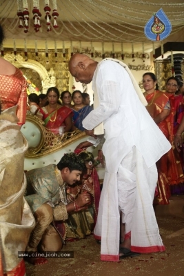 C Kalyan son Teja - Naga Sree Wedding Reception - 131 of 136
