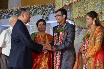 Celebrities at Delhi Rajeswari Son Wedding Reception - 1 of 94