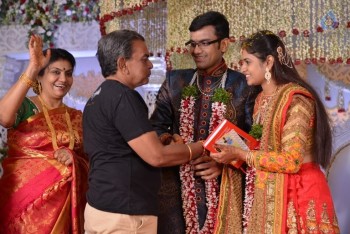 Celebrities at Delhi Rajeswari Son Wedding Reception - 4 of 94