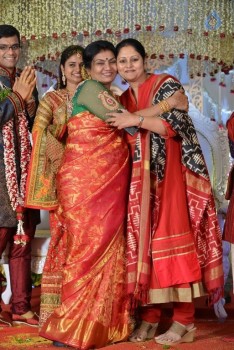 Celebrities at Delhi Rajeswari Son Wedding Reception - 8 of 94