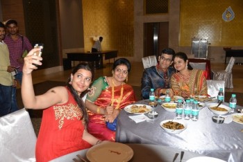 Celebrities at Delhi Rajeswari Son Wedding Reception - 32 of 94